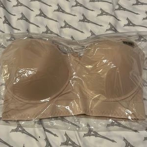 Beige push up bra with side coverage. Beige New never used